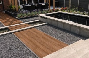 Ceramiton Palo 120x30x4cm Walnut A. van Elk bv